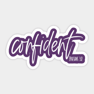 Confident Sticker